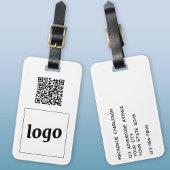 Logo QR Code Zakelijke Promotie Bagagelabel