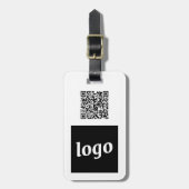 Logo QR Code Zakelijke Promotie Bagagelabel (Voorkant verticaal)