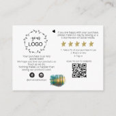 *~* LOGO QR DANK U Review FOREST BOSSEN AP8 Informatiekaartje (Achterkant)