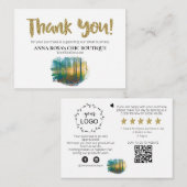 *~* LOGO QR DANK U Review FOREST BOSSEN AP8 Informatiekaartje (Voorkant / Achterkant)