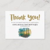 *~* LOGO QR DANK U Review FOREST BOSSEN AP8 Informatiekaartje (Voorkant)