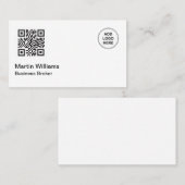 Logo QR-Visitekaartjes voor de Sjabloon Visitekaartje (Voorkant / Achterkant)