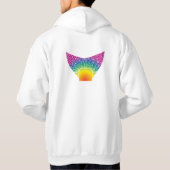 Logo + Rainbow Fish Tail Hoodie (Achterkant)
