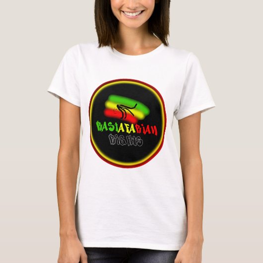 Logo Rastafari-gemeentenrechten T-shirt (Voorkant)