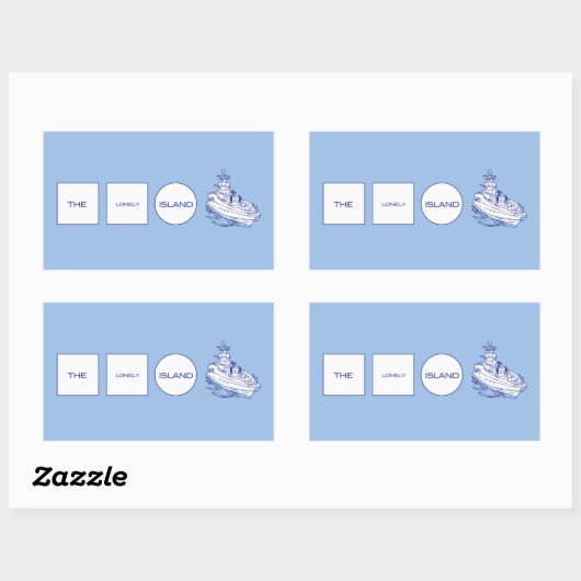 Logo Rechthoekige Sticker (Vel)