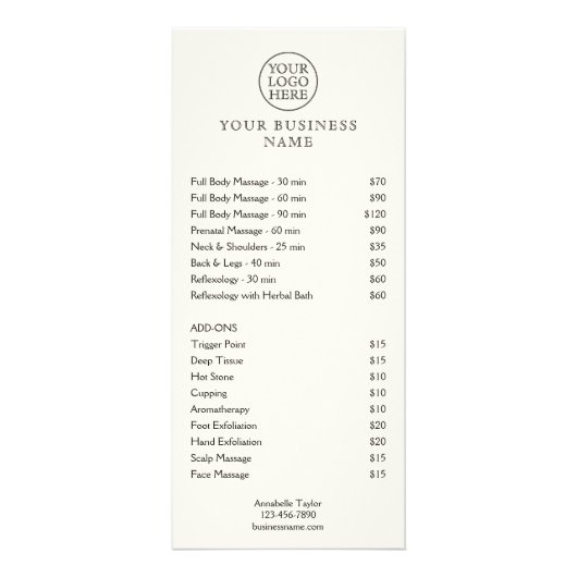 Logo Reclamekaart (Voorkant)