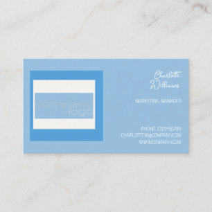 LOGO RECTANGSATEKST VAN KLANTMAATSCHAPPIJ VISITEKAARTJE