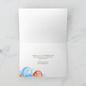 Logo Red Blue Balloons Corporate Happy Birthday Kaart (Binnen)