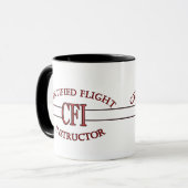 LOGO RED CSF CERTIFIFIFIFIED FLIGHT INSTRUCTOR MOK (Voorkant links)