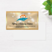 Logo reinigen | Goud metaal Visitekaartje (Bureau)