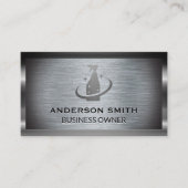 Logo reinigingssproei | Metaal Visitekaartje (Voorkant)