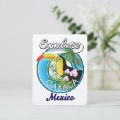 Logo reizen Oaxaca Mexico (Staand voorkant)