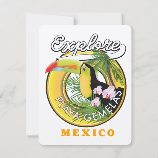 Logo reizen Oaxaca Mexico (Achterkant)