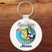 Logo reizen Oaxaca Mexico Sleutelhanger (Voorkant)