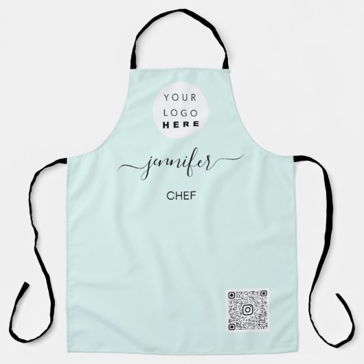 Logo restaurantbakkerij Aqua Schort (Voorkant)