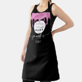 Logo restaurantbakkerij bakkerijen roze druppels schort (Insitu)