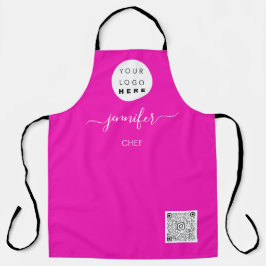 Logo Restaurants bakkerij Cake roze Schort