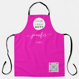 Logo Restaurants bakkerij Cake roze Schort