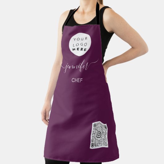 Logo Restaurants bakkerij catering Cake Paars Schort (Insitu)