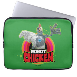 Logo Robot Chicken Character Laptop Sleeve