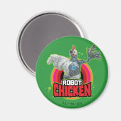 Logo Robot Chicken Character Magneet (Voorkant / Achterkant)
