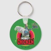 Logo Robot Chicken Character Sleutelhanger (Voorkant)