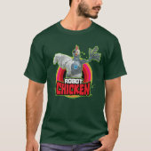Logo Robot Chicken Character T-shirt (Voorkant)