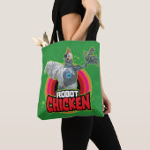 Logo Robot Chicken Character Tote Bag (Dichtbij)