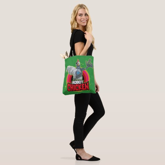 Logo Robot Chicken Character Tote Bag (Op model)