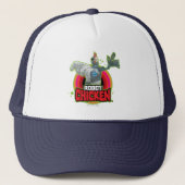 Logo Robot Chicken Character Trucker Pet (Voorkant)