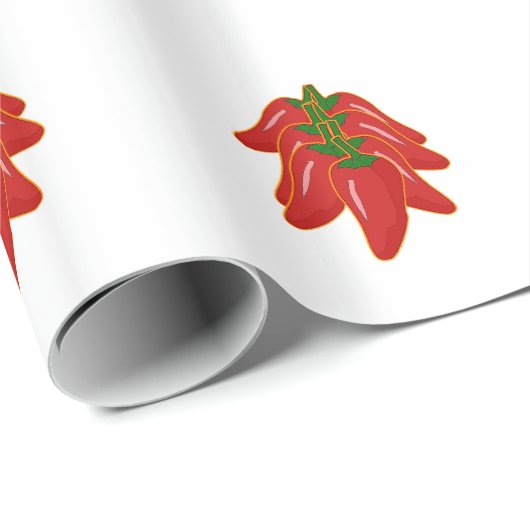 Logo Rode Chili Peppers Cadeaupapier (Rol Hoek)