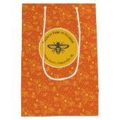 Logo Rode Honingbij Medium Cadeauzakje (Achterkant)