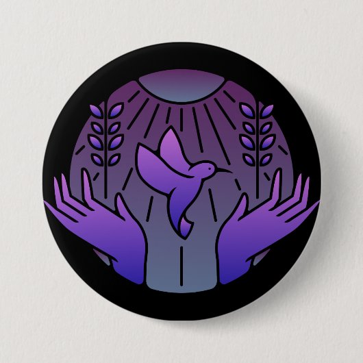 logo ronde button 7,6 cm (Voorkant)