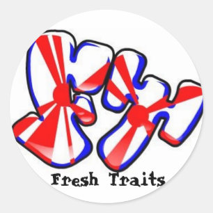 logo ronde sticker