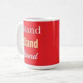 Logo Rood Staan Koffiemok (Voorkant links)