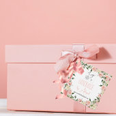 Logo Roos Bloemen Handgemaakte Crafting Business P Bedankjes Labels