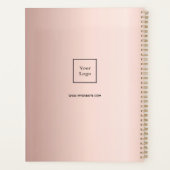 Logo roos Gold Monogram Metal Business 2026 Planner (Achterkant)