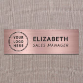 Logo Roos Gold Work Naamplaatje