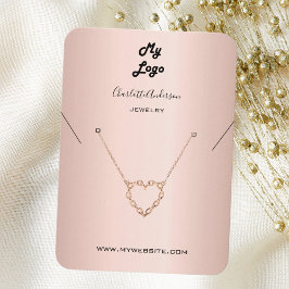 Logo roos gouden oorsierjuwelen fotokaart visitekaartje