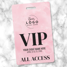 Logo Roze All Access Pass VIP Evenement