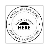 Logo Rubberstempel van de aangepaste bedrijfsorgan (Afrduk)