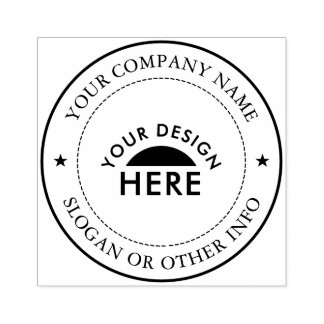 Logo Rubberstempel van de aangepaste bedrijfsorgan