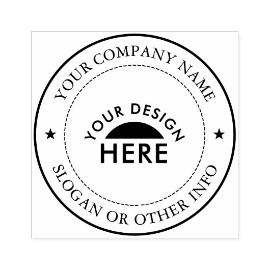 Logo Rubberstempel van de aangepaste bedrijfsorgan (Afrduk)