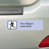  Logo Runner Bumpersticker (Op auto)