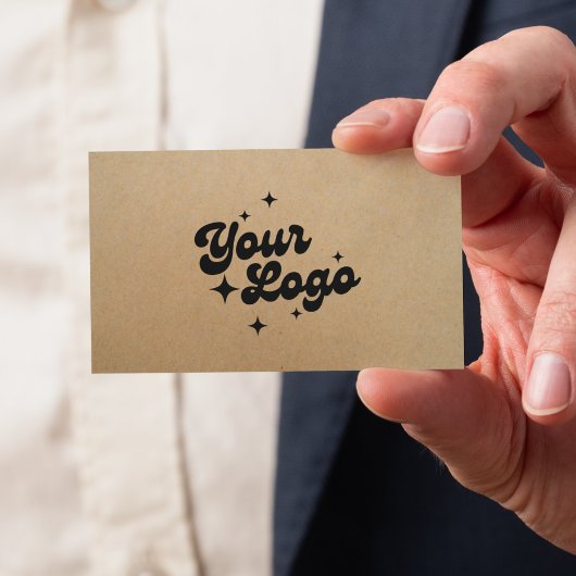 Logo Rustic Kraft Business Card Visitekaartje