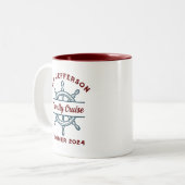  Logo scheepshuisvesting Tweekleurige Koffiemok (Voorkant links)