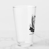 Logo schild laurier lint namen embleem Glas (Rechts)