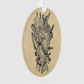 Logo Schilden en zwaard Ornament (voorkant)