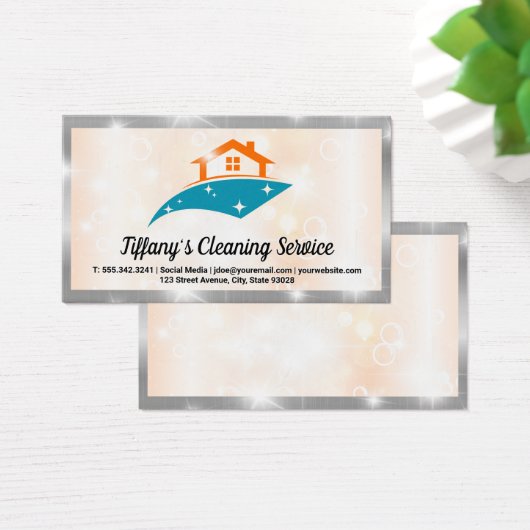 Logo | Schone bubbels Visitekaartje (Bureau)