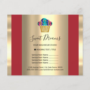 Logo Schoonheidssalon Zoete Bakkerij Prijzenlijst  Flyer